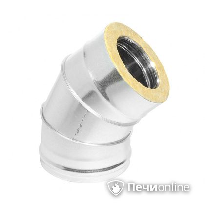 Колено 135° (45°) Теплов и Сухов Отвод Термо 45* ОТ-Р 430-0.5/оцинковка D200/260 в Нижневартовске