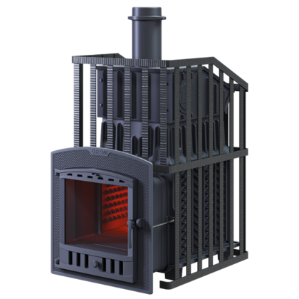 Дровяная печь-каменка Гефест Гром Ураган 30 (П2) в Нижневартовске
