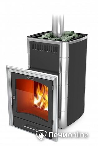 Дровяная банная печь TMF Калина II Inox БСЭ антрацит НВ ПРН в Нижневартовске
