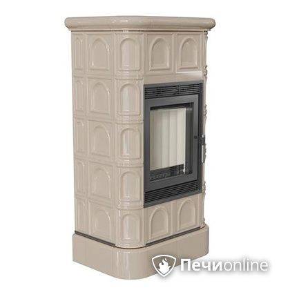 Печь-камин Kratki Blanka 8 kW stove кафельная крем в Нижневартовске